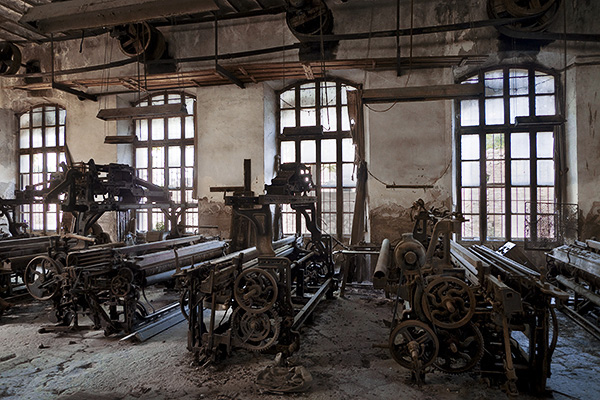 abandoned places urban exploration urbex forgotten factory textile Vibers Authentic heritage Fabrica jan stel