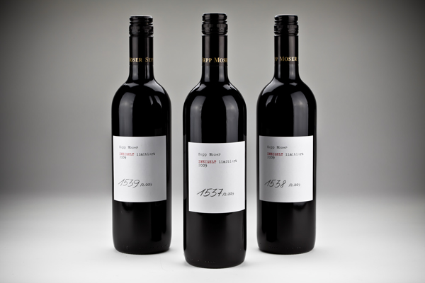 wine winery Sepp Moser Zweigelt limited bottles bottle