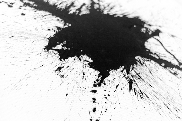 Sumi ink japanese brush contemporary abstract