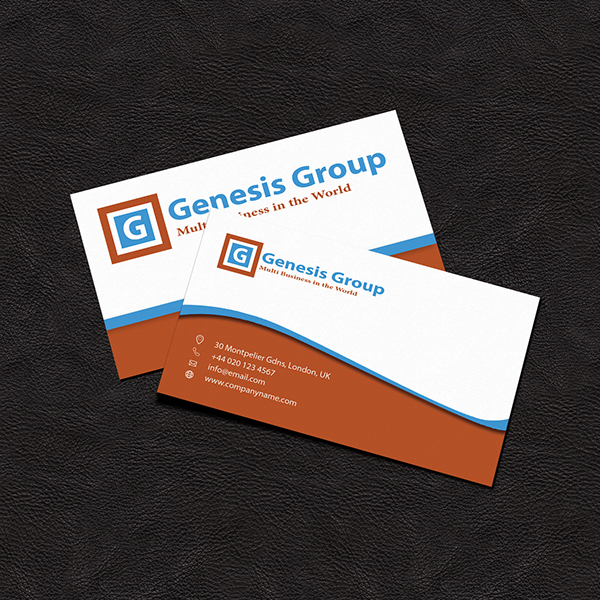 genesis business card corporate
