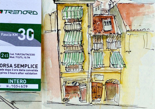 Travel book Watercolours Travel