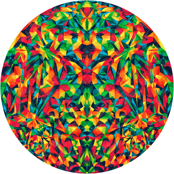 circle abstract Mandala geometric prints