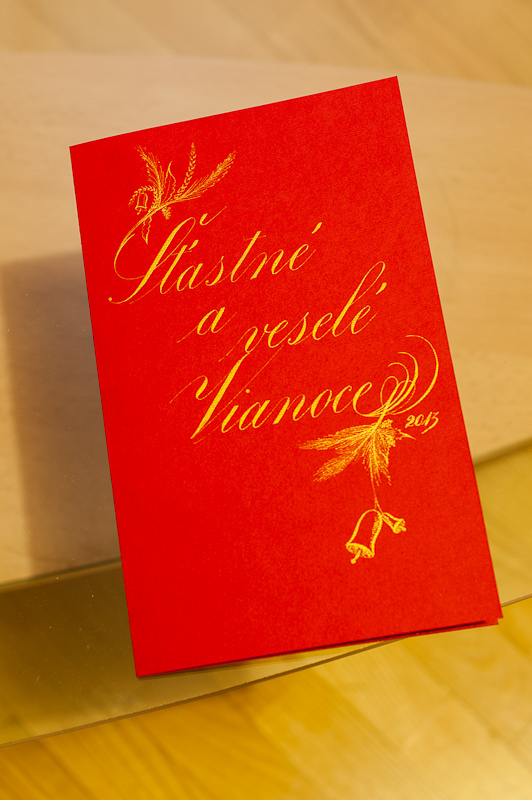 ink handmade pointed nib Christmas new year card wish lettering paper texture guilding gift Script
