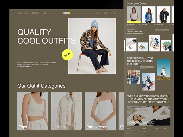 Modern Outfit Website