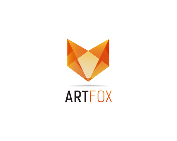 geometrical minimalist fox 