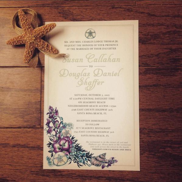 HAND LETTERING type wedding invitations shower invitations custom invitaitons Freelance botanical