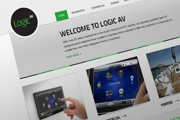 Website Design Website interface design Interface logic av