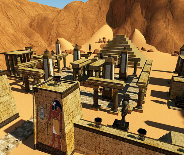 ancient egypt desert tomb