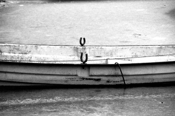 winter b&w Rowboats Out of season 2009 Lyngby denmark