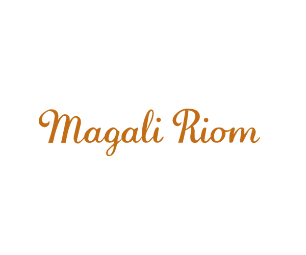 magali riom accessories bags handmade fabrics color vintage fifties logo flyer Website business card