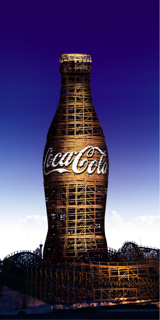 coca cola vending machine bottle photo manipulation digital AMUSEMENT Park tusenfryd