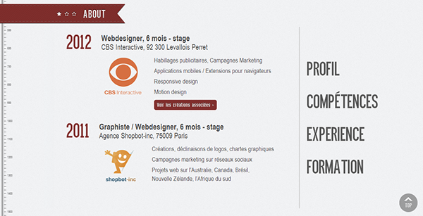 portfolio  design  web interaction Webdesign