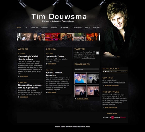 Tim Douwsma Webdesign HTML css jeroen rijpstra Van der Let & Partners Identity