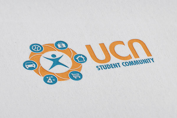 UCN student community web community Logo Design