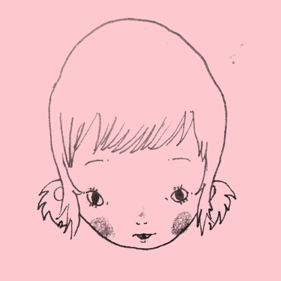 doodle girls pink cute sketching