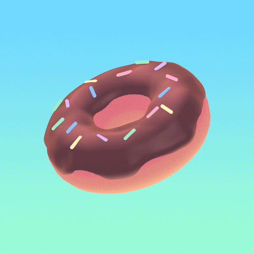 delicious Food  gif milkshake burger donut popsicle Spinning 3D cinema4d