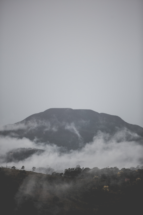 missing loneliness solitude her cold fog mountain rain rainy day