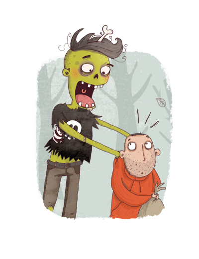 bad zombie movie  zombie childrens book Story Book Picture book kids