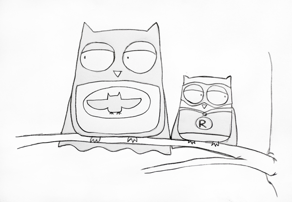 batman night watchers owls owl Parody Batman and Robin