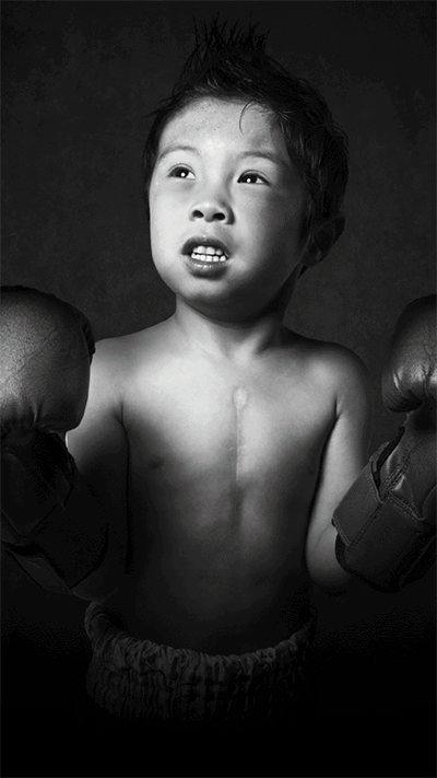portrait campaign awareness black and white Web heart