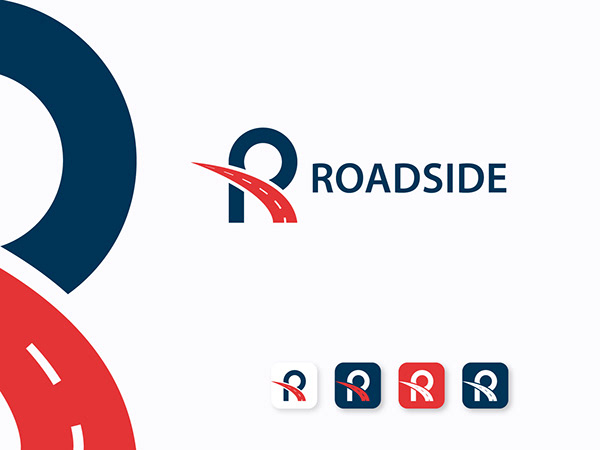 Modern R Letter | Roadside - Logo Design