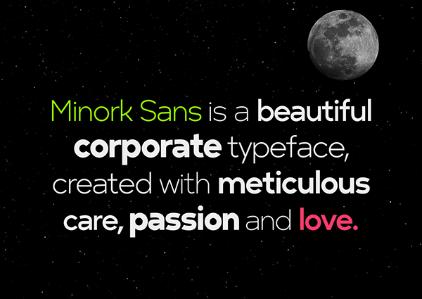 Minork Sans - 24 Fonts