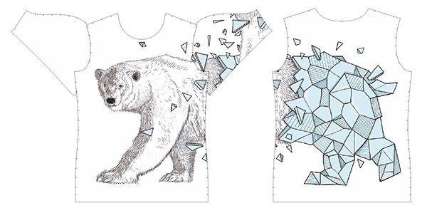 2016-06-22 My new t-shirt ) polar bear
