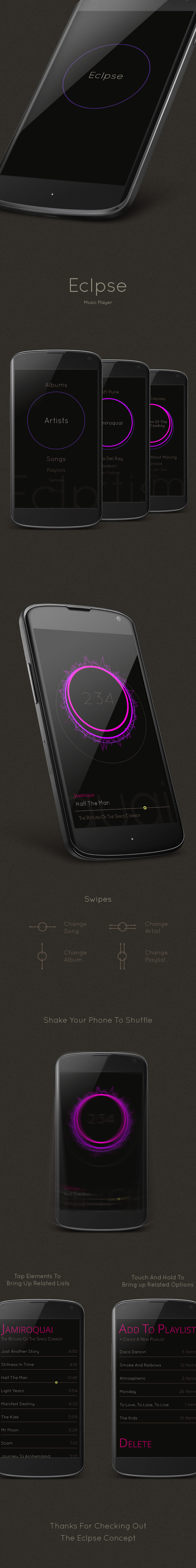 Music Player  mobile  UI  UX  interface