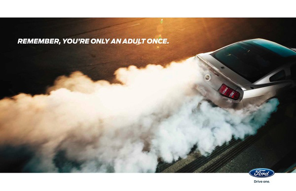 Outdoor Ford Mustang team detroit GTB copywriting  automotive   Advertising  Creative Direction 