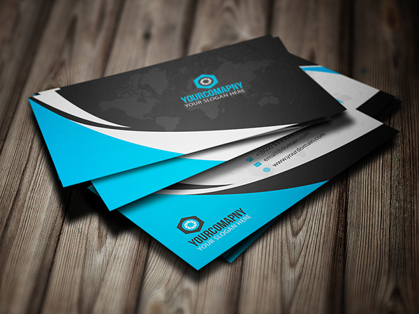 blue clean corporate creative design modern Office personal sleek freebie free business card behance business card free print desing latest freebie cistal free design