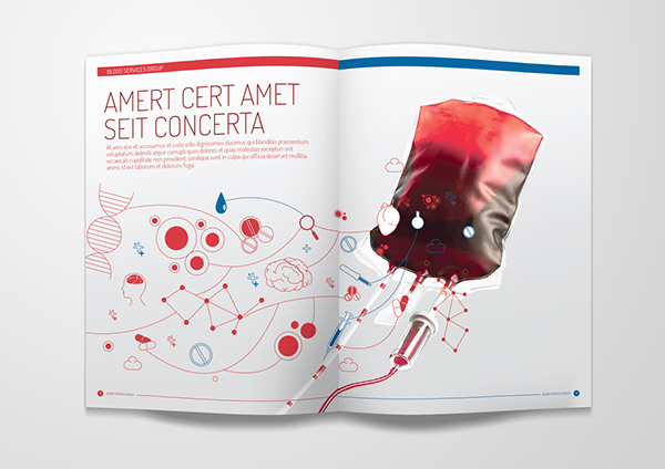 annual report AR brochure design HSA science Health