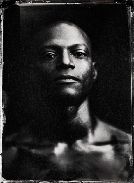 Ambrotype tintype wet-plate portrait Black and white photography