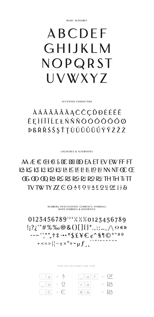 Florensans Typeface