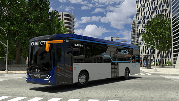 Custom Denning Zero Emission Bus