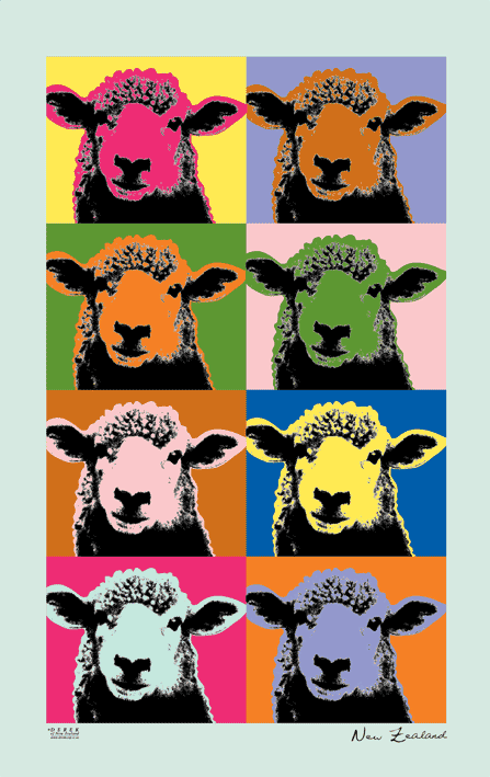 Pop Art warhol sheep pop art