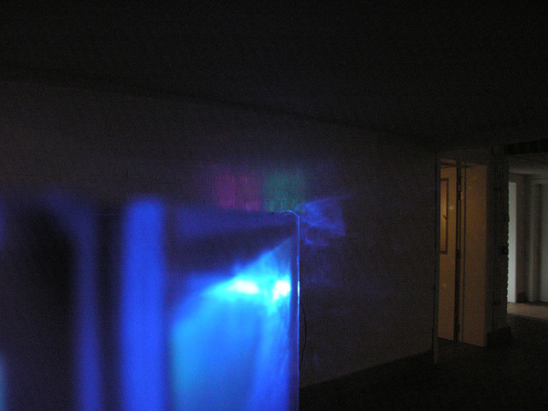 video installation smoke projection 3D video mapping