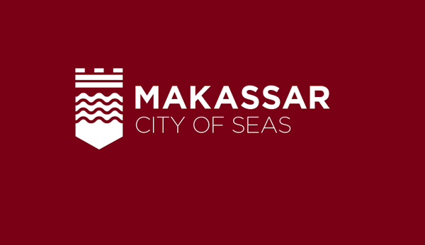 makassar rebranding identity design red Ujung Pandang city town indonesia nusantara