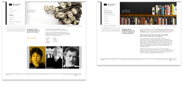 Web design digital editorial