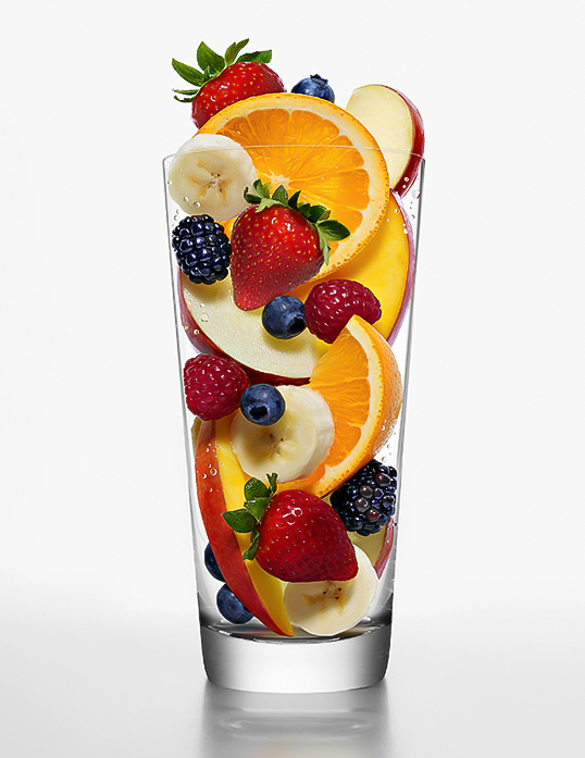 Fruit glass smoothie Composite