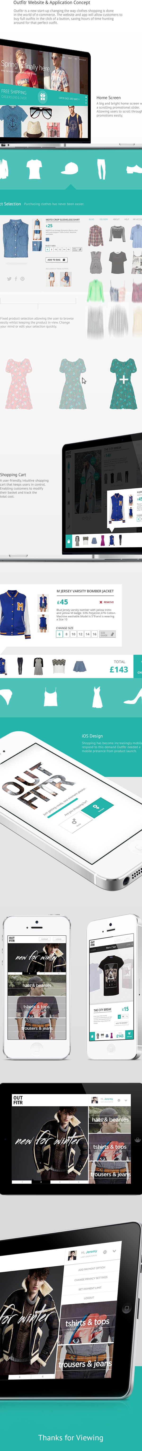Web Clothing e-commerce beauty Shopping clean modern