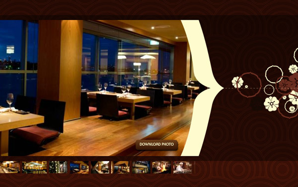 SONO Sono Restaurant Brisbane Australia Flash Website japanese restaurant