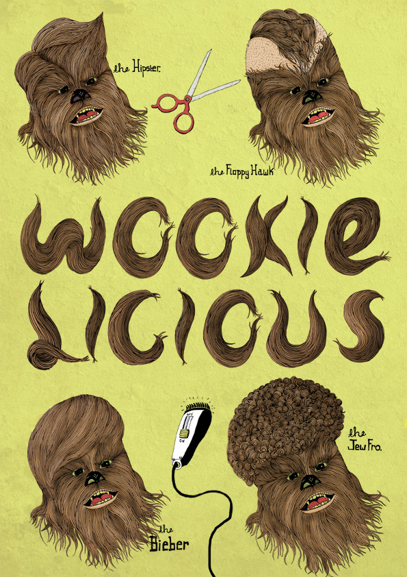 Wookie star wars mo hawks hair cuts hair type justin bieber Hipster