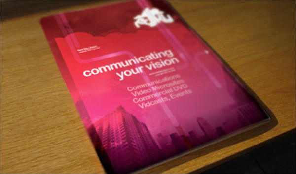 brochure pink SKY video communication UK United Kingdom editorial cover magazine