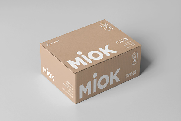 MIOK Milk Beer Packaging