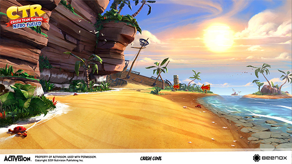 CTR NITRO-FUELED: Environment concepts