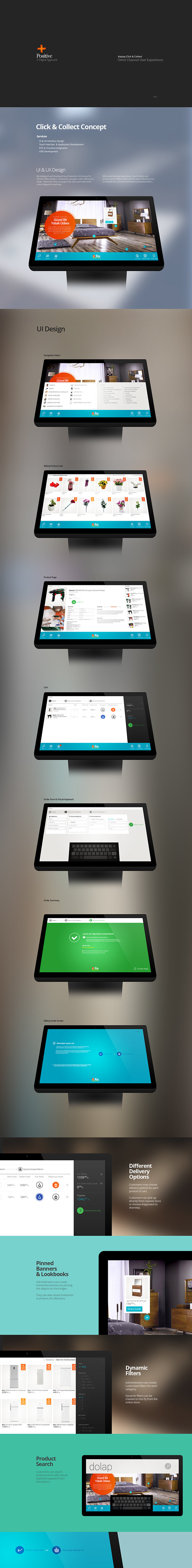 Koçtaş Click & Collect Omni Channel Touch-Desk