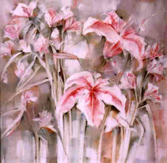 oil paintings  flower