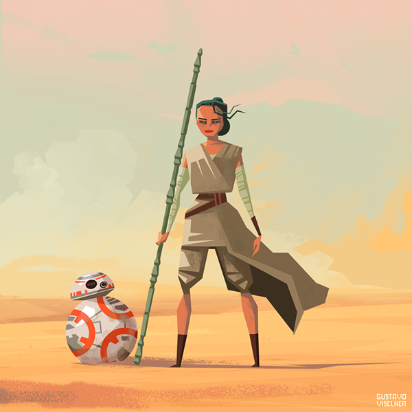 Rey And Bb 8 On Behance