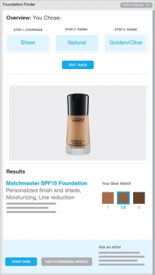 M.A.C Cosmetics Foundation Finder