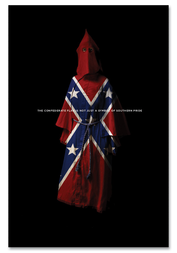 race poster Confederate Flag